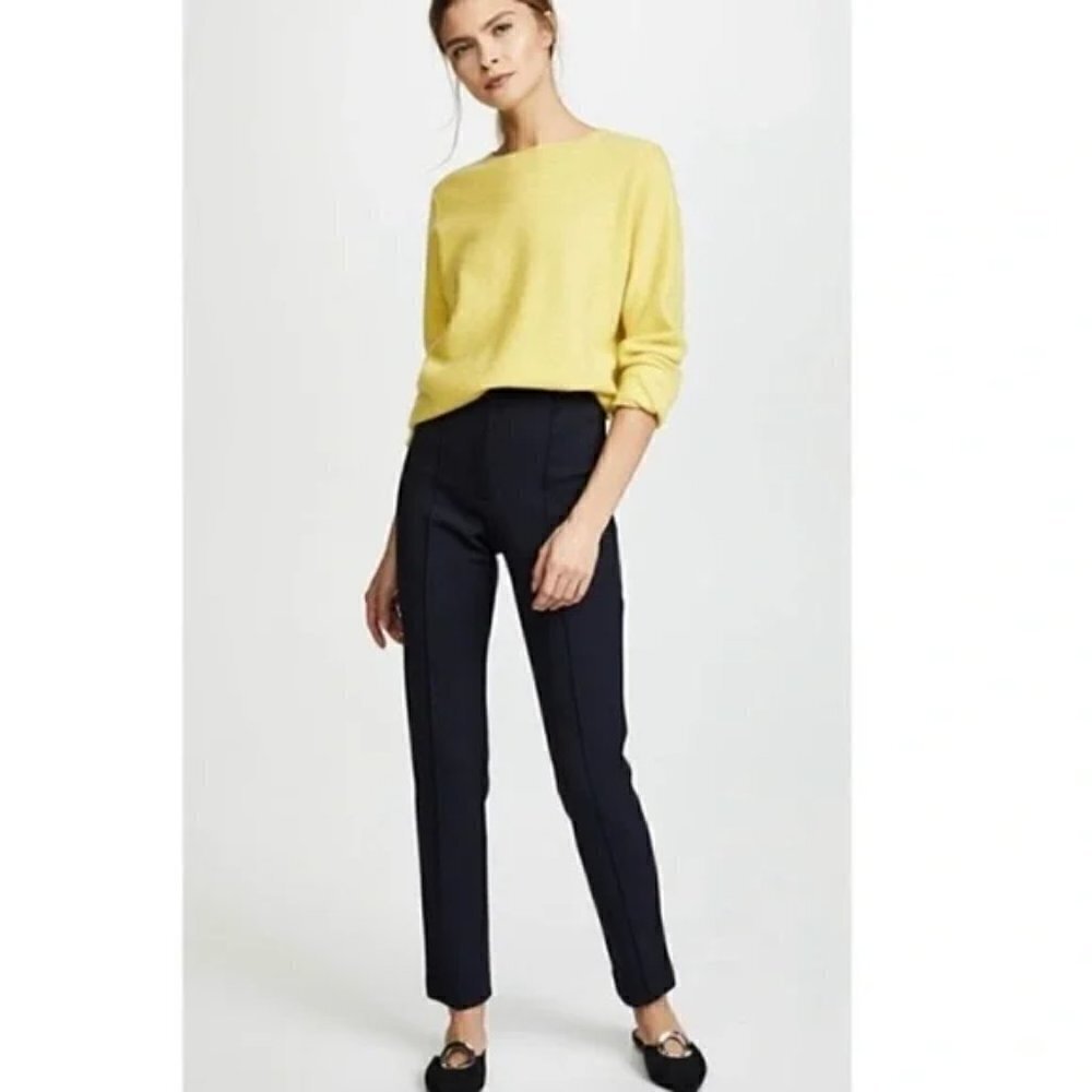 DIANE von FURSTENBERG Trouser Pants Sz 4 Black Straight